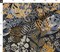 Blue Leaves Animal Print Wild Dark Tropical Tiger Cheetah Lizard Botanical Floral Large Scale Jungle Custom Printed Fabric by Spoonflower Various Fabrics by the Yard or Fat Quarter